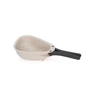 Joseph Joseph Droplet Mini White Colander with Folding Handle